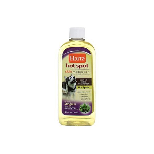 Hartz Hot Spot Skin Medication for Dogs and Puppies 4 fl oz