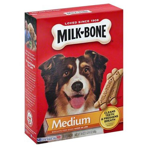Milk-Bone Original Dog Biscuits Medium Crunchy Dog Treats 24 oz.