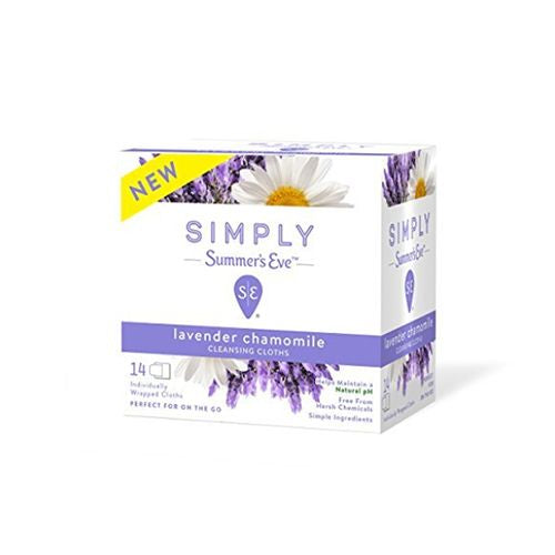 Simply Summer s Eve Lavender + Chamomile Cleansing Cloths 14 ea