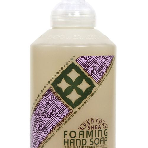 Alaffia Foaming Shea Hand Soap Lavender 18 Oz