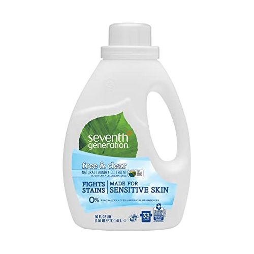 Seventh Generation Free & Clear Liquid Laundry Detergent 50 oz