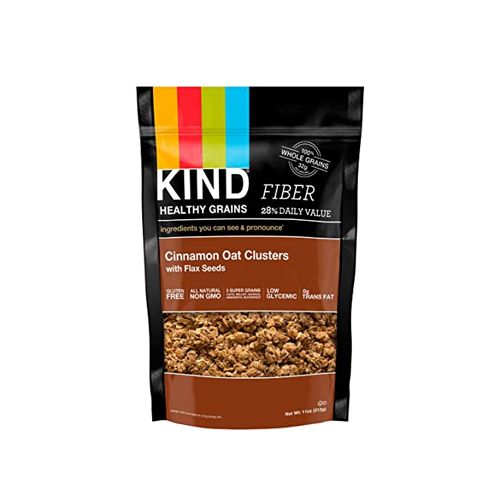CINNAMON OAT CLUSTERS WITH FLAX SEEDS