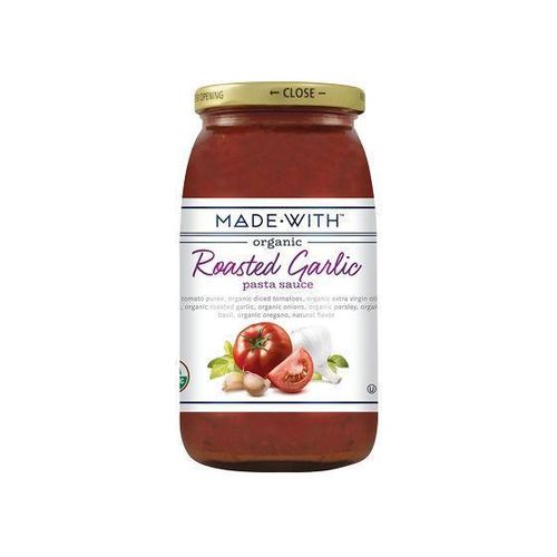 ROASTED GARLIC ORGANIC PASTA SAUCE, ROASTED GARLIC