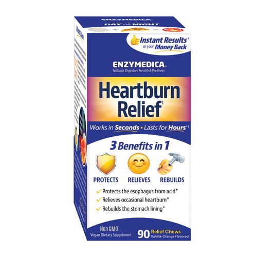 Enzymedica Heartburn Soothe Fast-Acting Digestive Aid 90 Chews