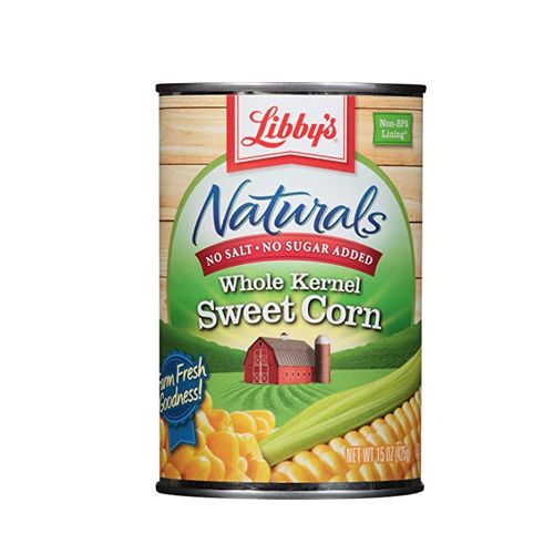 Libby's Naturals No Salt & No Sugar Added Whole Kernel Sweet Corn, 15 Oz