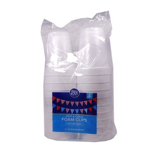 Best Yet Hot & Cold Foam Cups 16 Oz