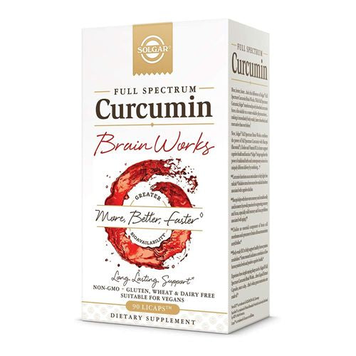 Full Spectrum Curcumin Brain Works 90 Licaps Solgar