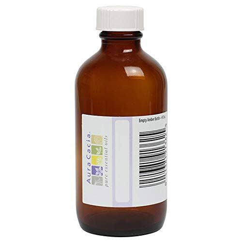 AURA CACIA: Amber Bottle with Writable Label 2 oz