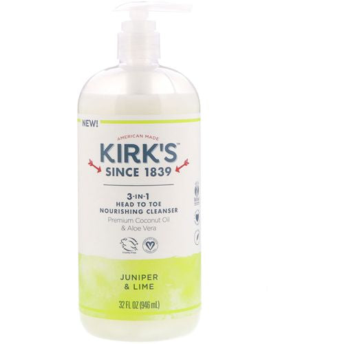 Kirk s 3-in-1 Head to Toe Nourishing Body Cleanser Juniper Lime 32 fl oz