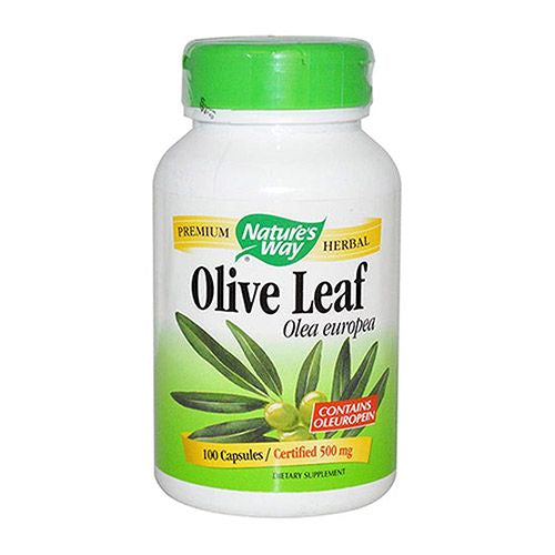 Nature s Way Olive Leaf Vegetarian Capsules 100 Ct