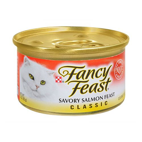 Fancy Feast Savory Salmon Pate Wet Cat Food 3 oz Can