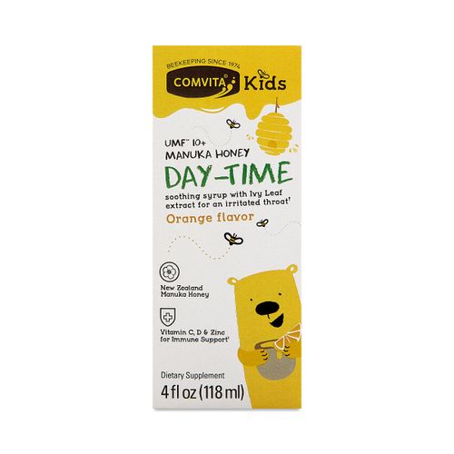 Comvita Kids Day-Time Soothing Syrup with UMF 10+ Manuka Honey 4 oz (12-24 servings)