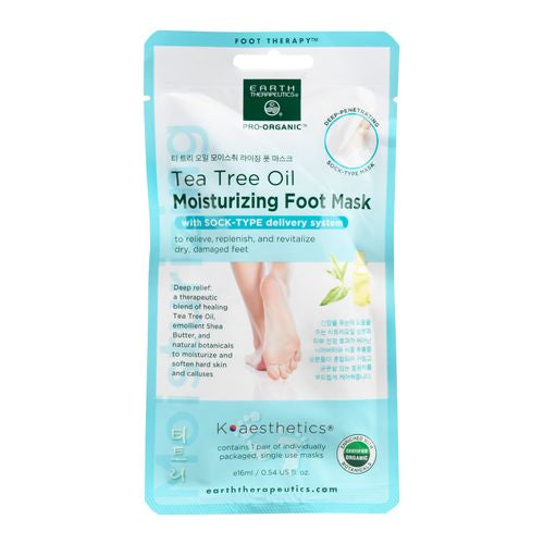 Earth Therapeutics Tea Tree Oil Moisturizing Foot Mask
