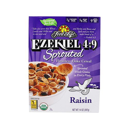Food For Life, Flakes Sprtd Grn Rsn - 14oz