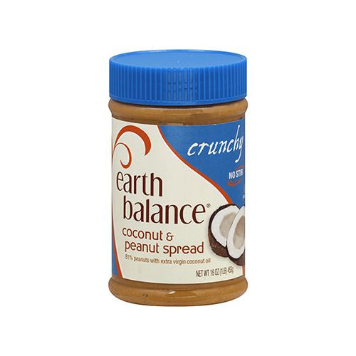 EARTH BALANCE, CRUNCHY COCONUT & PEANUT SPREAD