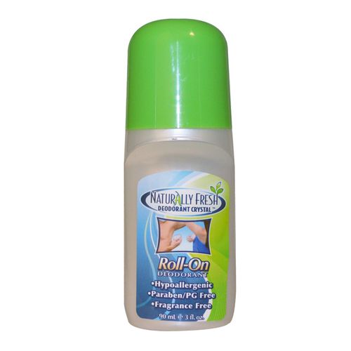 Fragrance-Free Roll-On Deodorant Crystal 3 Oz by Naturally Fresh