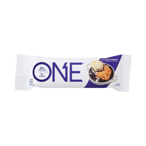 BLUEBERRY COBBLER FLAVORED PROTEIN BAR, BLUEBERRY COBBLER