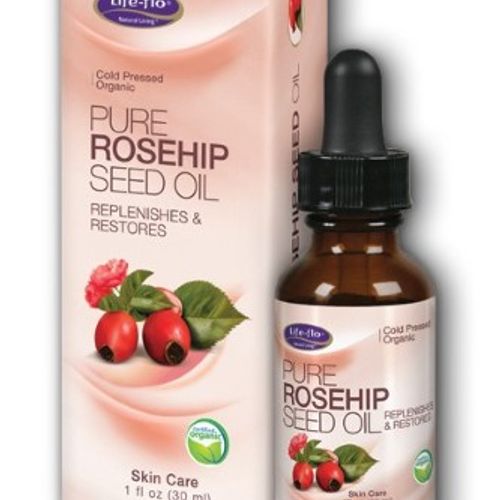 Life Flo Pure & Organic Cold Pressed Rosehip Seed Oil Skincare 1oz
