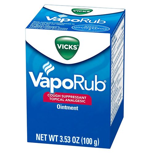 Vicks VapoRub Topical Chest Rub & Analgesic Ointment Over-the-Counter Medicine 3.53 Oz