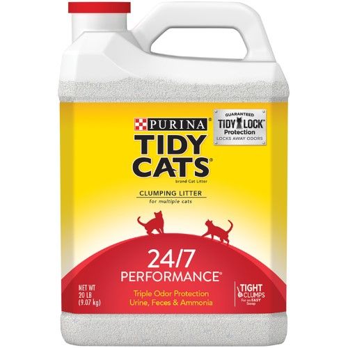 Purina Tidy Cats Clumping Cat Litter 24/7 Performance Multi Cat Litter 20 lb. Jug