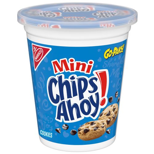NABISCO CHIPS AHOY! LUNCHBOX COOKIES GO PAKS MINI 8X3.5 OZ