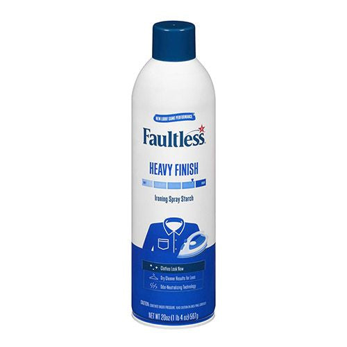 Faultless Heavy Hold Ironing Enhancer Spray Starch 20 oz. Can
