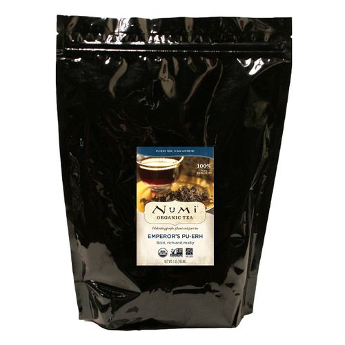 Numi Organic Tea Emperor's Pu-erh, Black Tea, 16 Count of Tea Bags, Pack of 1 (Packaging May Vary) (B002J0NI8U)