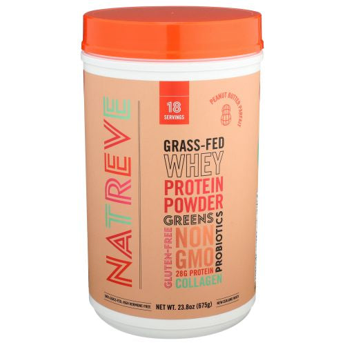 Natreve 100% New Zealand Grass-Fed Whey Protein Isolate Peanut Butter Parfait