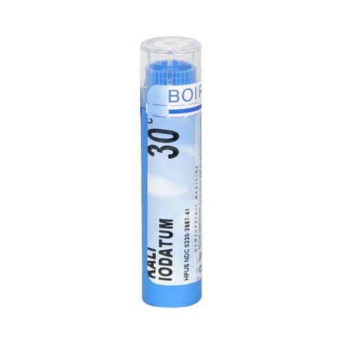Boiron Kali Iodatum 30C Homeopathic Medicine for Frontal Sinus Pain With Runny Nose Worse At Night 80 Pellets