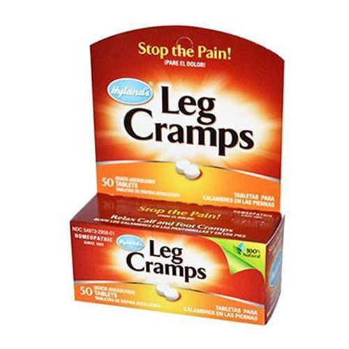 Hyland s Naturals Leg Cramp Tablets Natural Relief of Calf Leg and Foot Cramp 50 Count