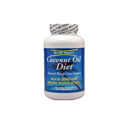 Health Support Coconut Oil Diet - 180 Softgel Capsules