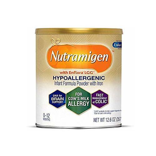 Nutramigen Hypoallergenic Infant Formula with Enflora LGG - Powder 12.6 oz Can