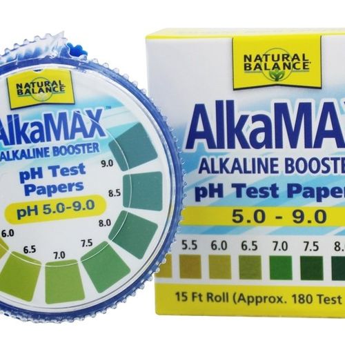 Natural Balance - AlkaMax Alkaline Booster pH Papers - 180 Strip(s) (Formerly Trimedica)