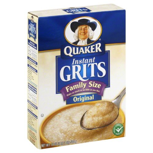 Quaker Instant Grits Super Family Size Regular 36 Ounce Paper Box