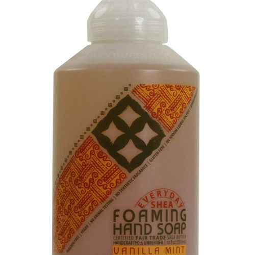 Alaffia Foaming Shea Hand Soap Vanilla-Mint 18 Oz