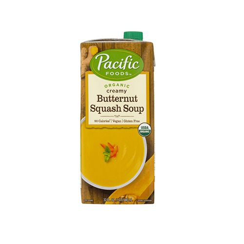 ORGANIC CREAMY BUTTERNUT SQUASH SOUP, CREAMY BUTTERNUT SQUASH