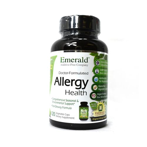 Emerald Labs Allergy Health with Vitamin C Quercetin Bromelain and N-Acetyl Cysteine - Natural Allergy Pills and Antihistamine Support - 120 Vegetable Capsules