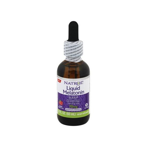 Natrol Liquid Melatonin Sleep Berry Natural Flavor 10 mg 2 fl oz 60 ml