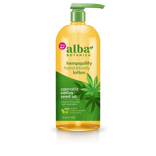 Alba Botanica Very Emollient Body Lotion Hemp Seed Oil 32 oz