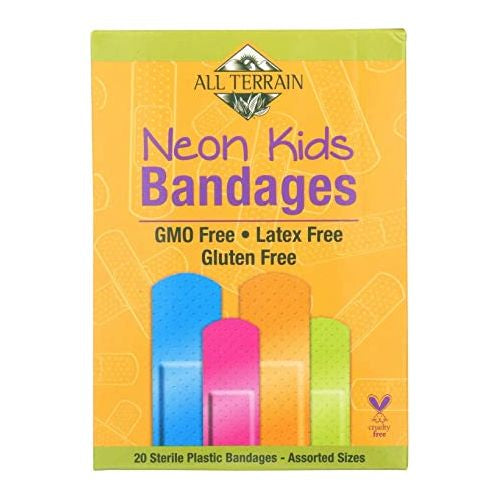 All Terrain Bandages - Neon Kids - Assorted - 20 Count