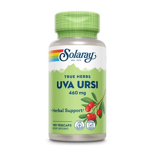 Solaray Uva Ursi Leaf 460 mg | Healthy Bladder Kidney & Urinary Tract Function Support | Non-GMO | 100ct (Take 3 Daily)