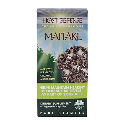 Host Defense Maitake Capsules Mushroom Supplement Unflavored 60