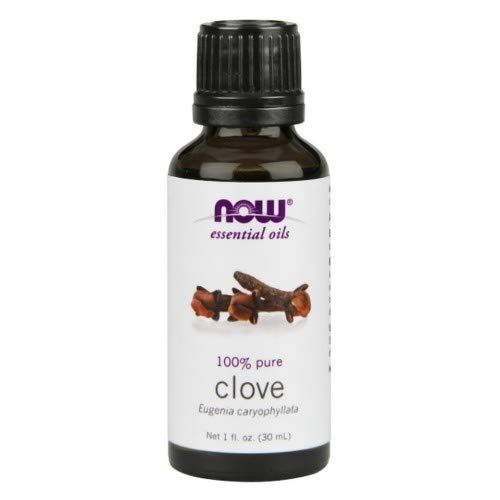 NOW Essential Oils Clove Oil Balancing Aromatherapy Scent Steam Distilled 100% Pure Vegan Child Resistant Cap 1-Ounce