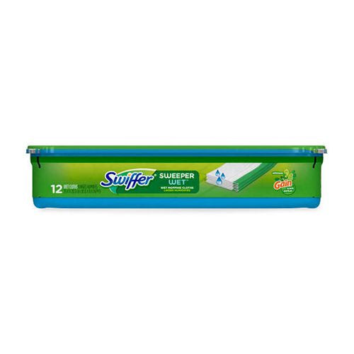 Swiffer Sweeper Wet Pad Refills, Gain Original Scent, 12 ct