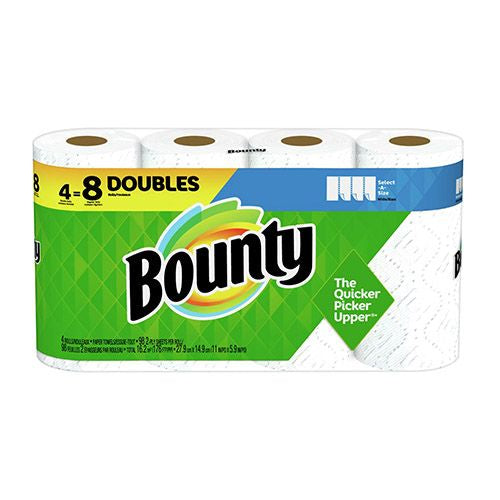 Bounty Select-A-Size Paper Towels - 4 Double Rolls