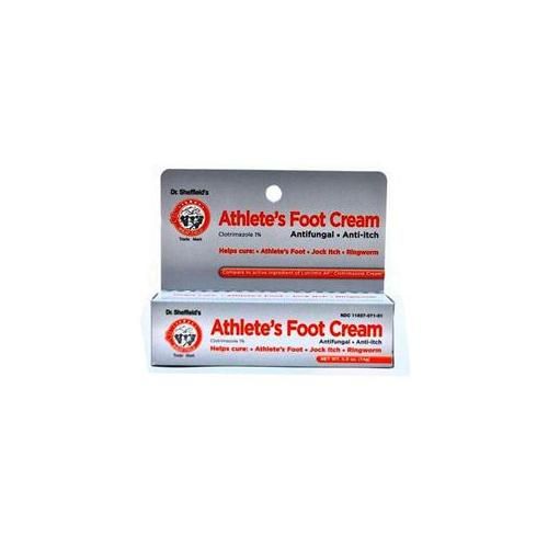 Dr. Sheffield's Athlete's Foot Cream, 0.5 Oz.