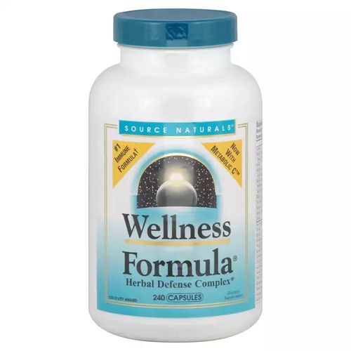 Wellness Formula Advanced Daily Immune Support 240 Capsules Source Naturals