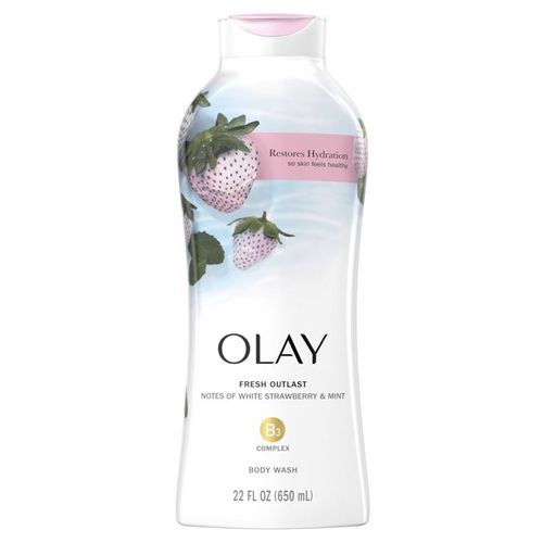 Olay Fresh Outlast Body Wash Notes Of Birch Water & Lavender 22 fl oz