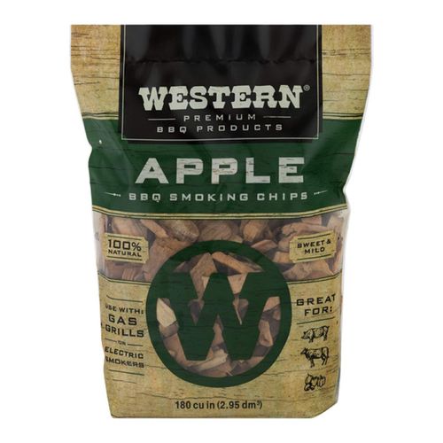 Western Bbq Smoking Chips Apple 1 Pack