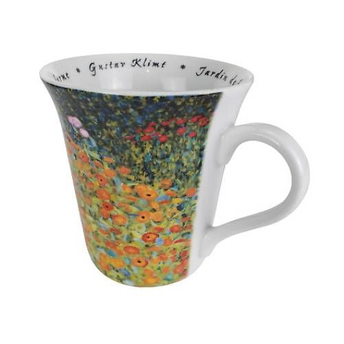 Gustav Klimt Tea Cup Mug Jardin de Fermes Les Fleurs Chez les Peintres Kloniz